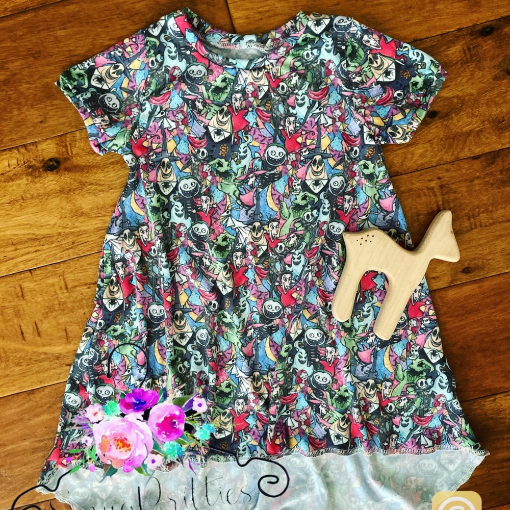 Nightmare before christmas Halloween dress kids